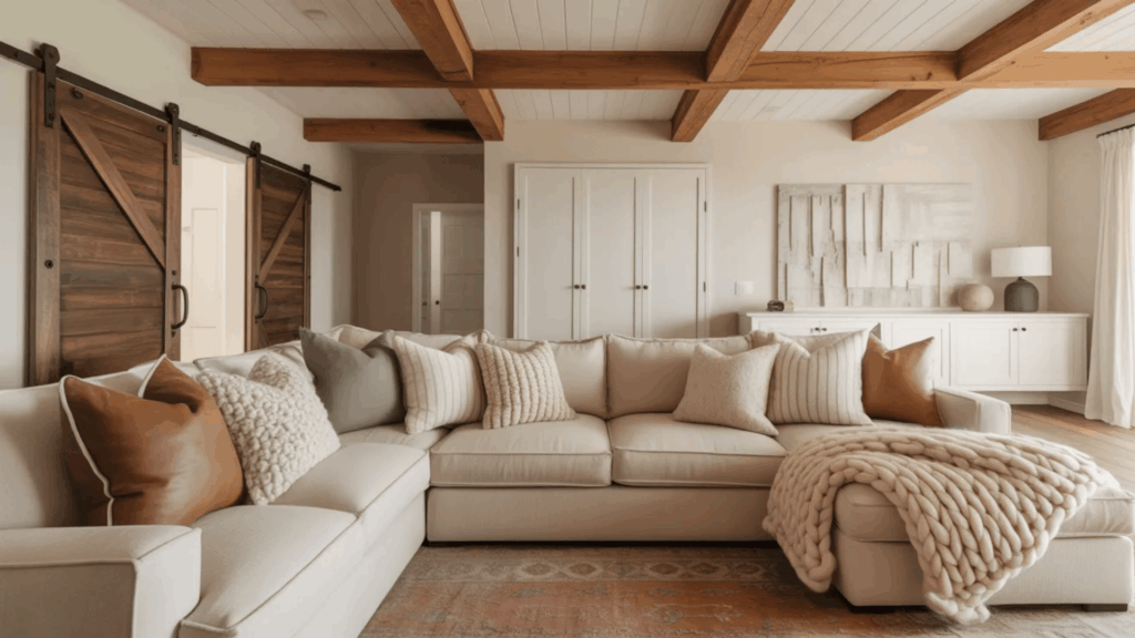 shiplap ceilings for warmth and texture