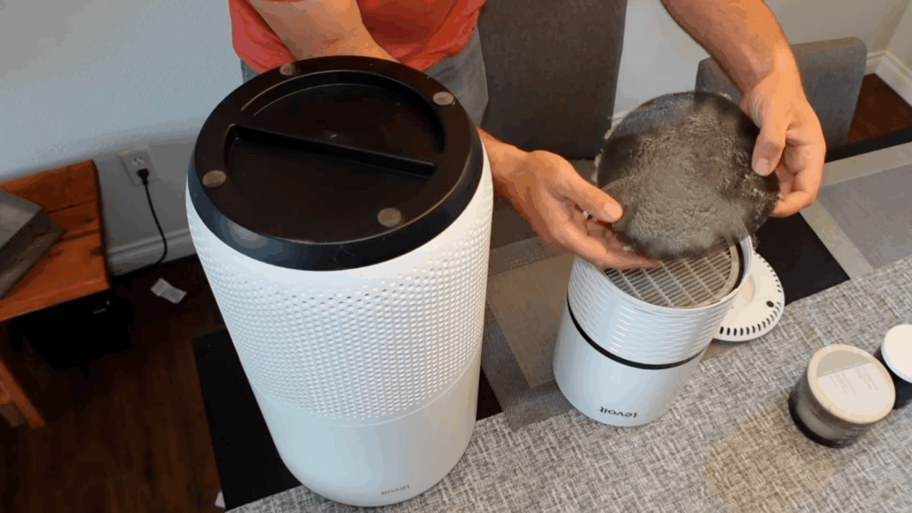 take out the pre filter