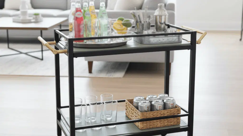 thrifted cart makeover