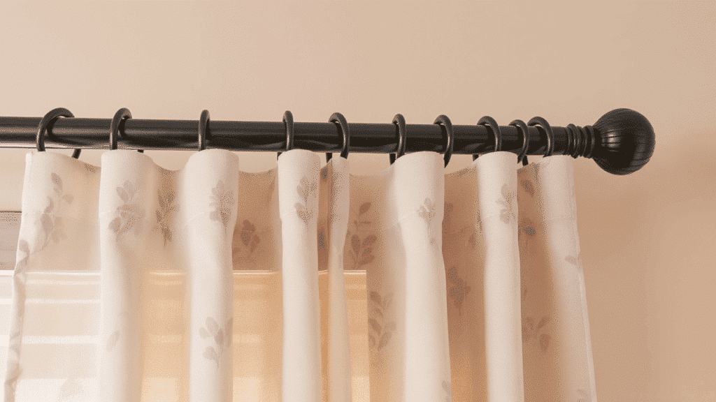 hanging curtains with ring clips