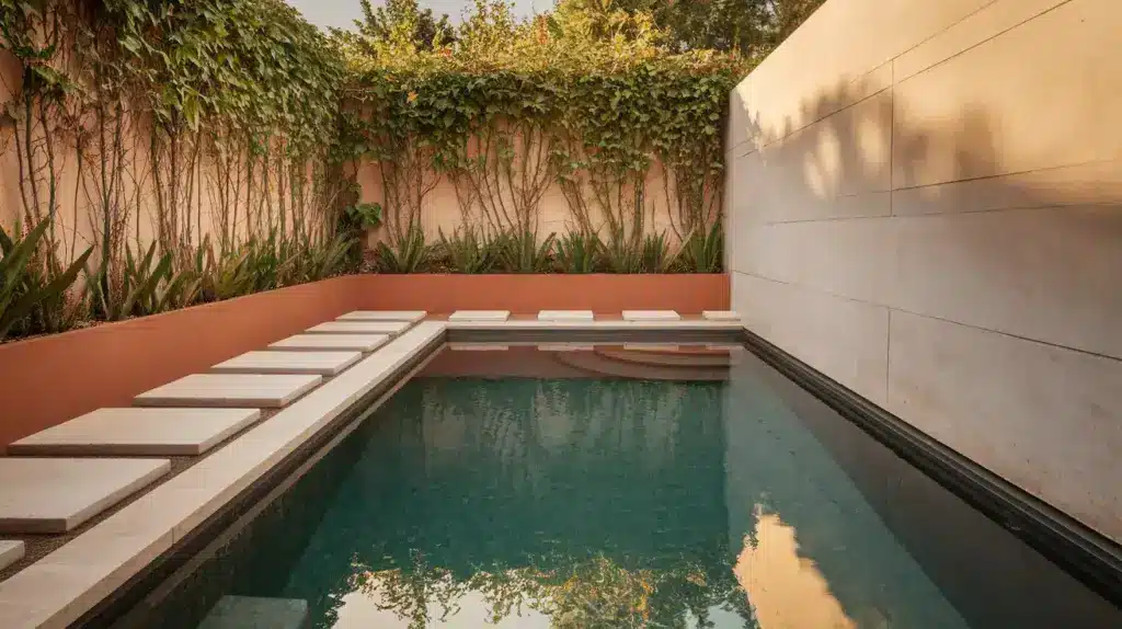 raised pool edges with dual purpose