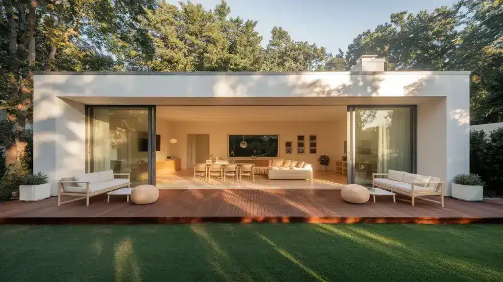 rear living room extension back house addition