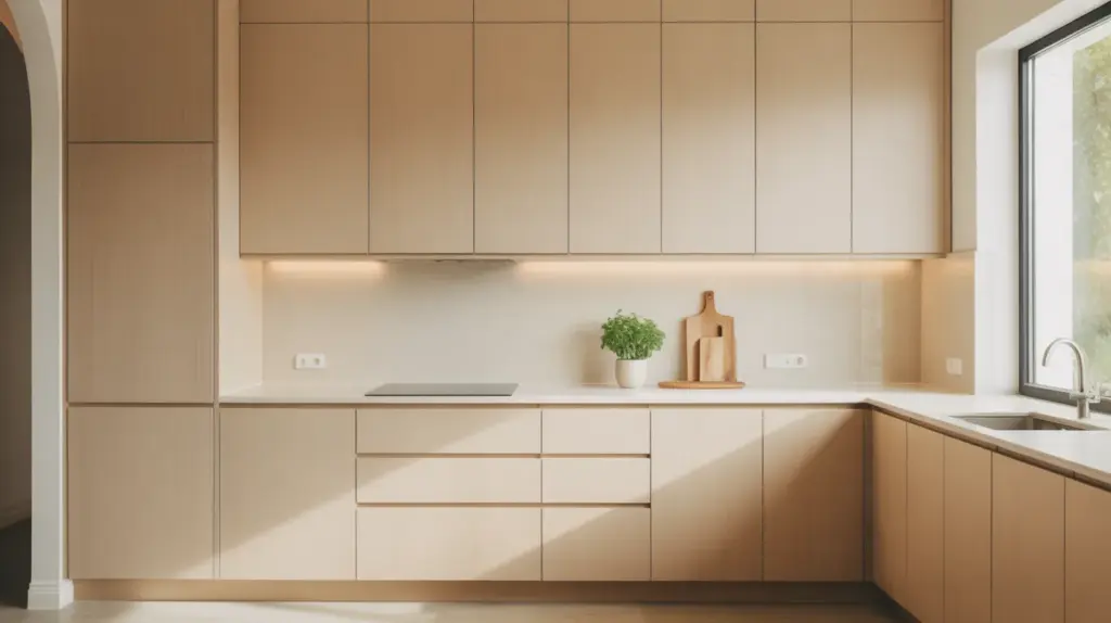 scandinavian or japandi cabinets