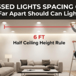 Recessed Lights Spacing Guide: How Far Apart Should Can Lights Be?