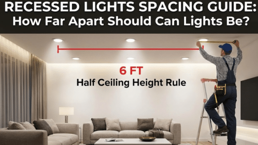 Recessed Lights Spacing Guide: How Far Apart Should Can Lights Be?