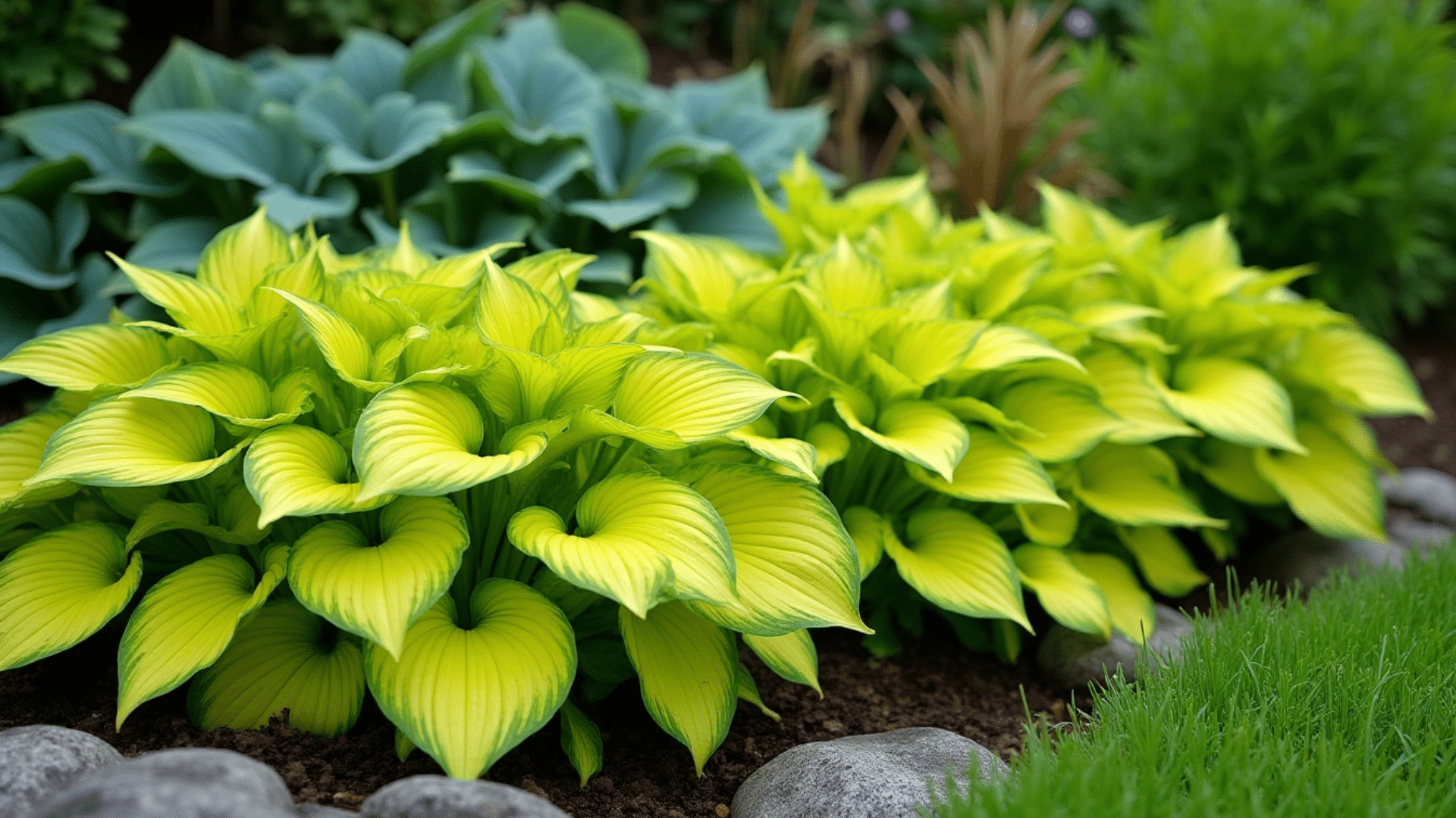 lush hosta plant with broad layered foliage thriving in partial shade.png