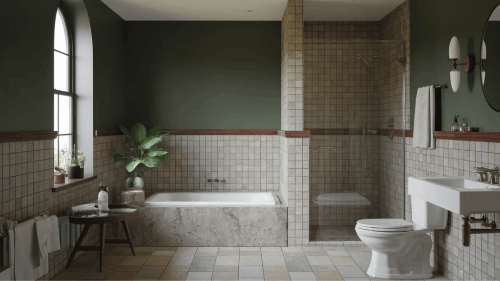 shade grown in a bathroom